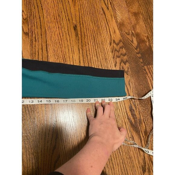 NEW Year of Ours | Turquoise Leggings Anthropologie Sz M - Picture 7 of 9